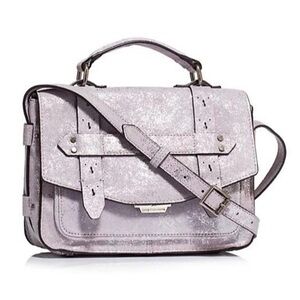 Aimee Kestenberg Leather Flap Crossbody City Gypsy Lavender Denim NWT
